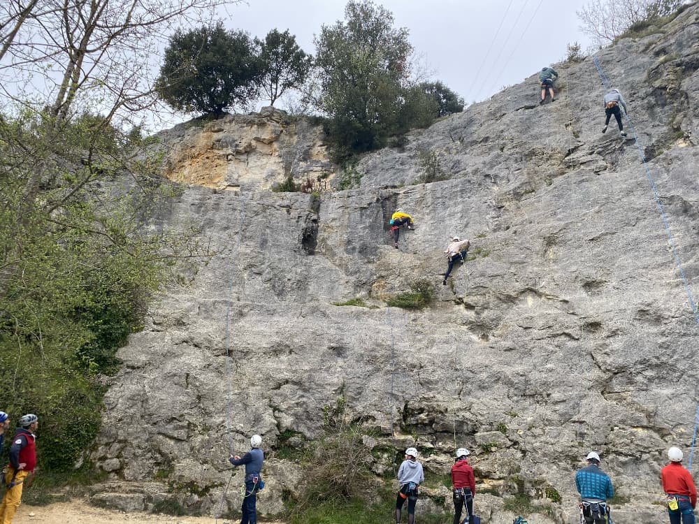 Sortie falaise mensuelle
